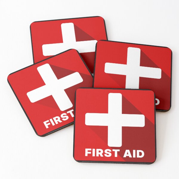 Item preview, First Aid Label Elevated Logo for Rally or Track Racers designed and sold by Evilcraft Designs.
