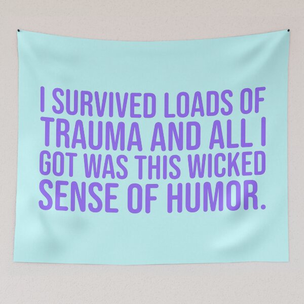 Item preview, I Survived - Periwinkle designed and sold by sillyjess.