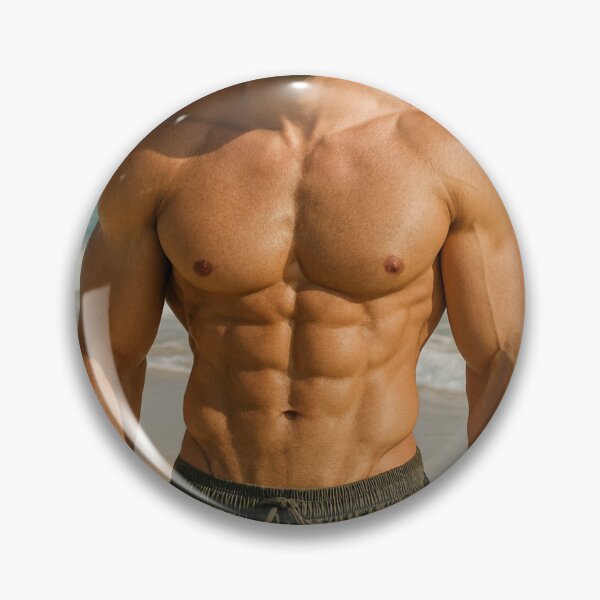 Item preview, men muscle stand on the beach designed and sold by zambalala.