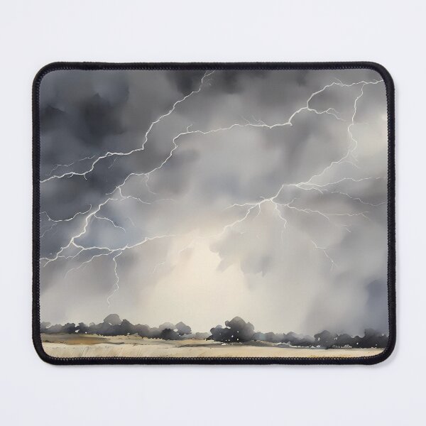 Item preview, Thunderstorm over Field designed and sold by CalmnessbyChoice.