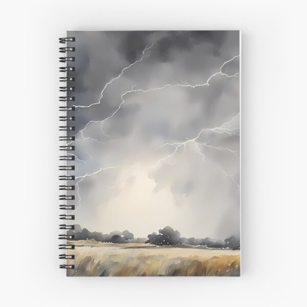Item preview, Thunderstorm over Field designed and sold by CalmnessbyChoice.