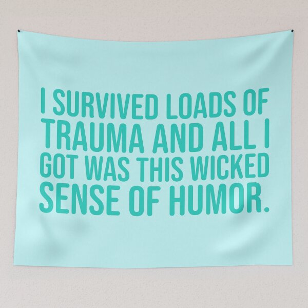 Item preview, I Survived - Teal designed and sold by sillyjess.