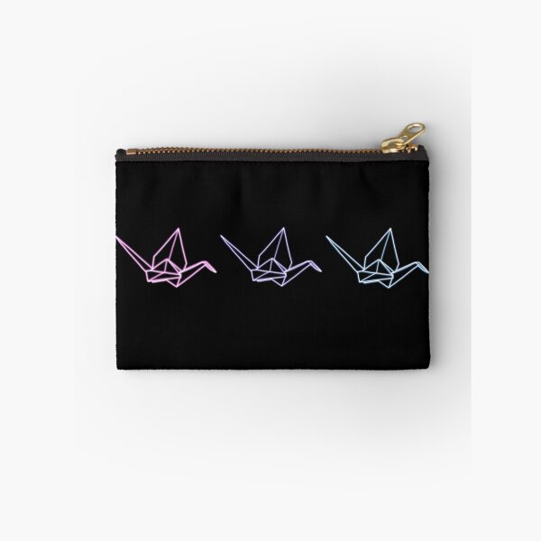 Item preview, Paper crane trio pink blue purple designed and sold by Itinlea.