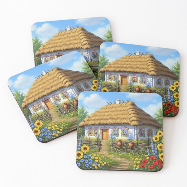Item preview,  Traditional Ukrainian village house designed and sold by leilazarus.