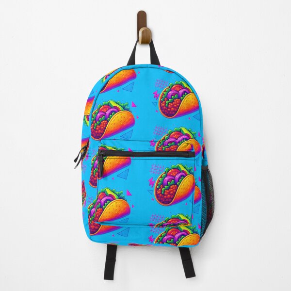 Item preview, Neon Taco Explosion – Retro 80s Pop Art Food Design designed and sold by Inspired by CarMa.