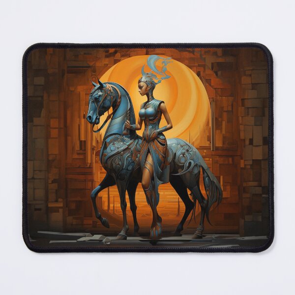 Item preview, Goddess leads her warhorse designed and sold by Made-by-Gus.