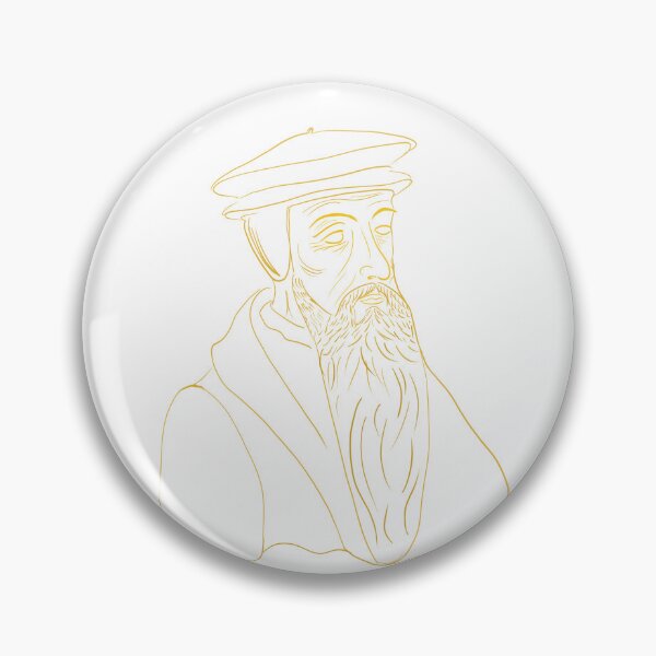 Item preview, John Calvin Illustration designed and sold by lextong8.