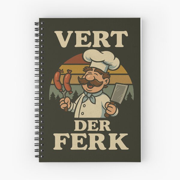 Item preview, Vert Der Ferk – Parodic Chef Vintage Nordique designed and sold by Velustro Shop.
