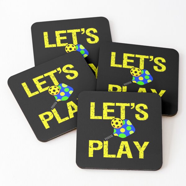 Item preview, Pickleball Graphic Logo. Let's Play. designed and sold by Uncle Steve The Cartoonguy's Pickleball Madness..
