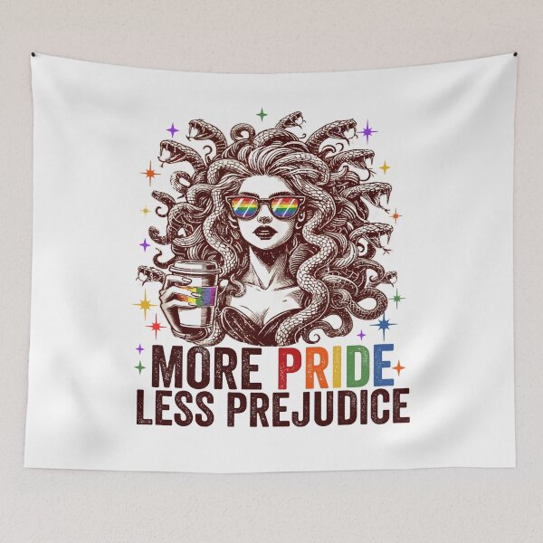Item preview, Medusa Girl More Pride Less Prejudice designed and sold by MackenzieBin.