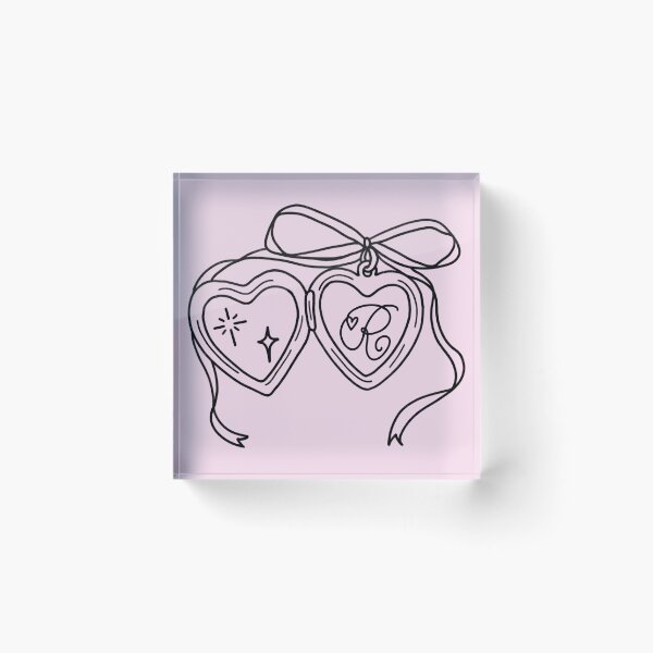 Item preview, “R” heart locket! designed and sold by xopaints.