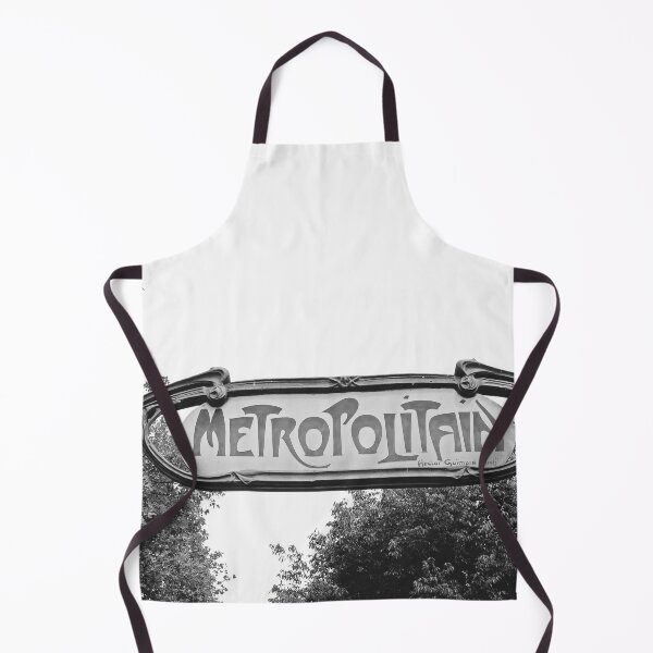 Item preview, Paris Metro Station Entrance - Art nouveau in Black and White designed and sold by CarolinaReina.