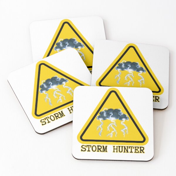 Item preview, Storm Hunter – Weather Warning Sign designed and sold by PeteLawliiet.