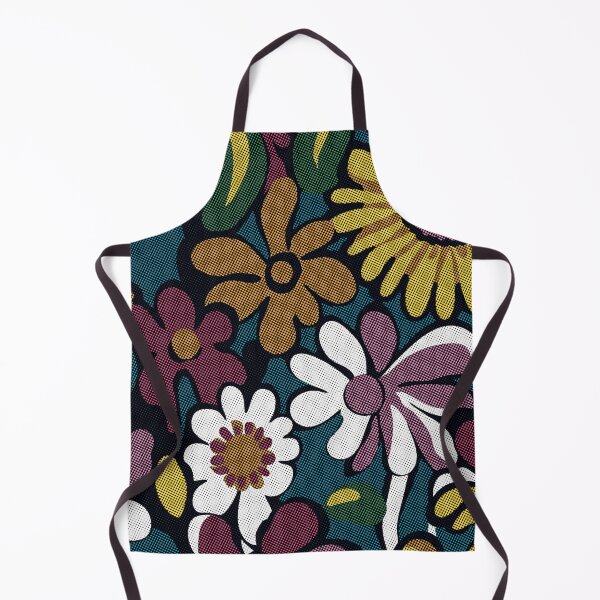 Artikelvorschau, 1960er Halbton Flower Power – Vintage Raster Blumendesign entworfen und verkauft von SteadyRolling.