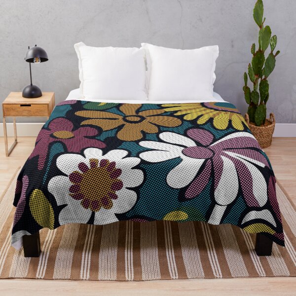 Item preview, Flower Power de los años 60: Diseño floral rasterizado vintage designed and sold by SteadyRolling.