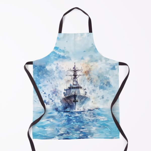 Item preview, Patrol boat in stormy seas designed and sold by Made-by-Gus.