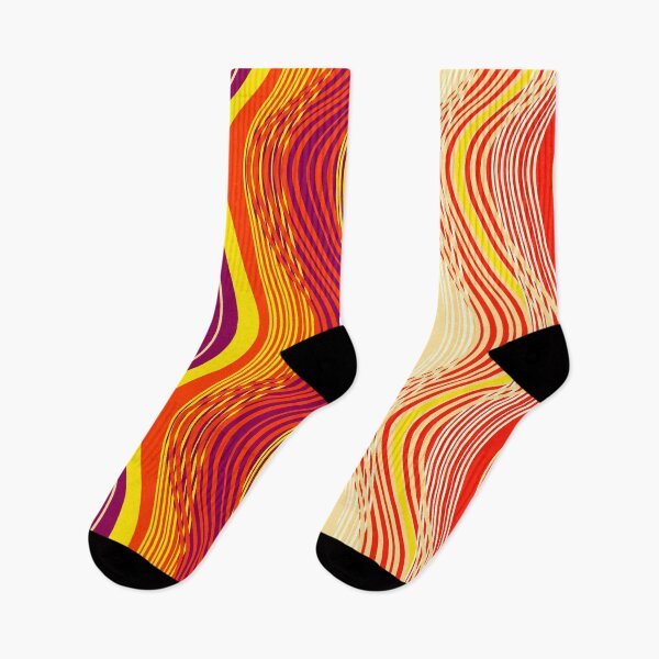 Artikelvorschau, Wandkunst Feuerfarben Modern Geometrisch entworfen und verkauft von Sharon Schwalbe.