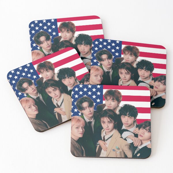 Item preview, Boy next door US Flag Sungho Riwoo Jaehyun Taesan Leehan Woonhak BOYNEXTDOOR designed and sold by Dev M.