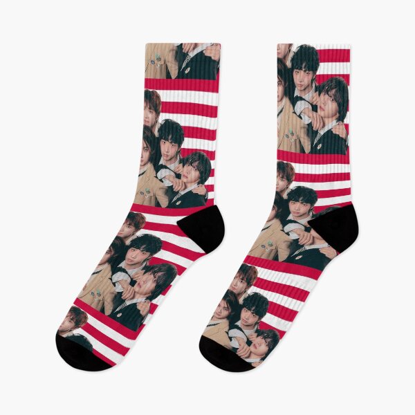 Item preview, Boy next door US Flag Sungho Riwoo Jaehyun Taesan Leehan Woonhak BOYNEXTDOOR designed and sold by Dev M.