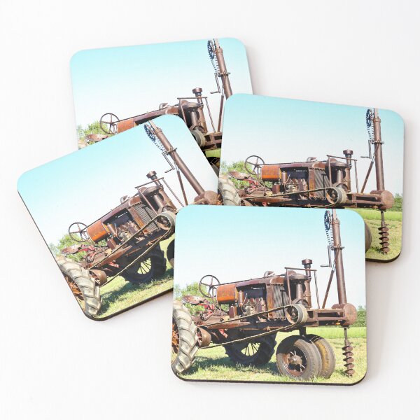 Item preview, Farmall F-20 Tractor with a Piper Speedigger attached designed and sold by Peter Kraaibeek | Generative Designs and Car Art.