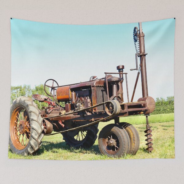 Item preview, Farmall F-20 Tractor with a Piper Speedigger attached designed and sold by Peter Kraaibeek | Generative Designs and Car Art.