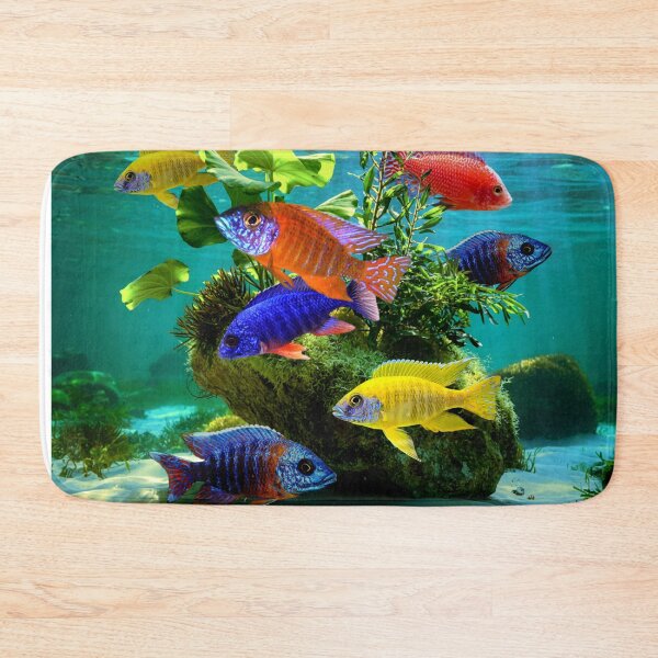 Item preview, African Cichlids Peacock Cichlid Aquarium Fish Tank Lovers Art  designed and sold by Aquarium Eclipse.