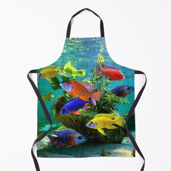 Item preview, African Cichlids Peacock Cichlid Aquarium Fish Tank Lovers Art designed and sold by Aquarium Eclipse.