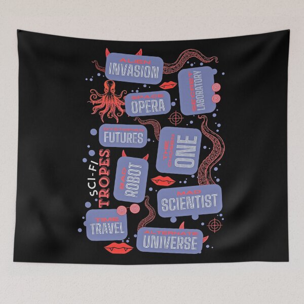 Item preview, Fanfic Scifi Tropes Science Fiction Monsters designed and sold by Renata Illustrata.