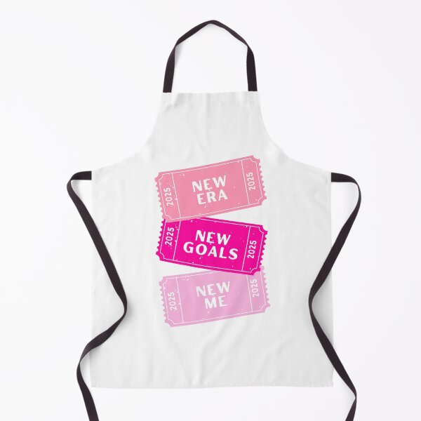Item preview, New Era New Goals New Me Poster – Pink Motivational Ticket Wall Art – 2025 Glow-Up Affirmation Print designed and sold by jenelectra.