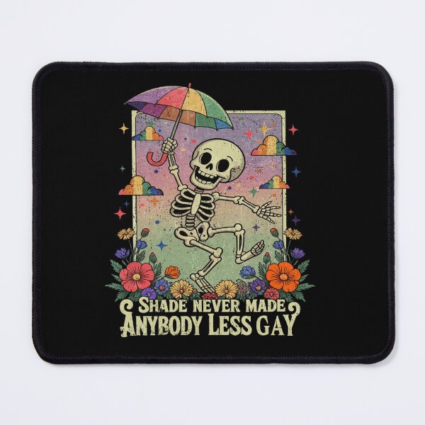 Item preview, LGBT Skeleton Shade Never Made Anybody Less Gay designed and sold by MackenzieBin.
