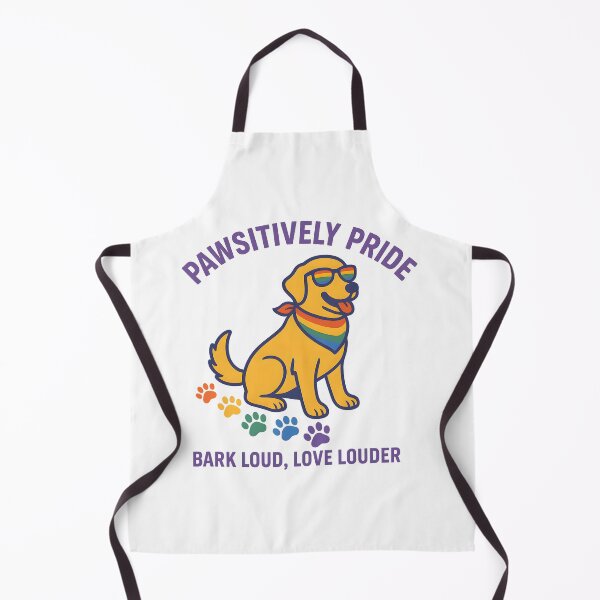 Item preview, Pawsitively Pride Dog with Rainbow Bandana LGBTQ+ Support designed and sold by InkInduldge.