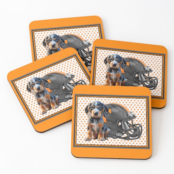 Item preview, TRAVIS THE Tennessee Bluetick - WITH ORANGE STARS designed and sold by Pickle Wicked Designs.