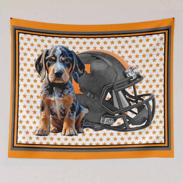 Item preview, TRAVIS THE Tennessee Bluetick - WITH ORANGE STARS designed and sold by Pickle Wicked Designs.
