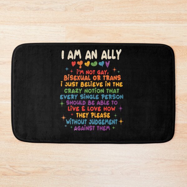 Item preview, I am an Ally LGBT Pride Month  designed and sold by MackenzieBin.