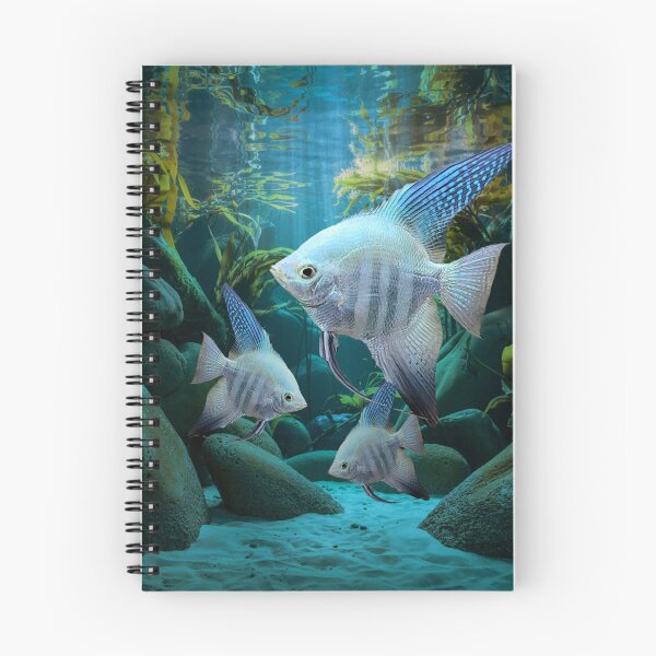 Item preview, Blue Angelfish Aquarium Fish Tank Breeders Art designed and sold by Aquarium Eclipse.