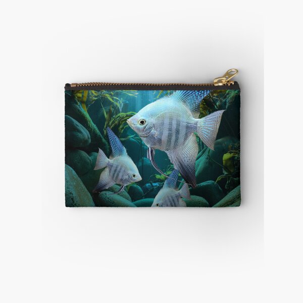 Item preview, Blue Angelfish Aquarium Fish Tank Breeders Art designed and sold by Aquarium Eclipse.