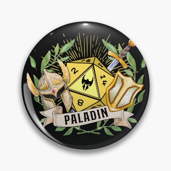 Item preview, PALADIN: tabletop rpg dnd d20 dice  designed and sold by DungeonAtelier.