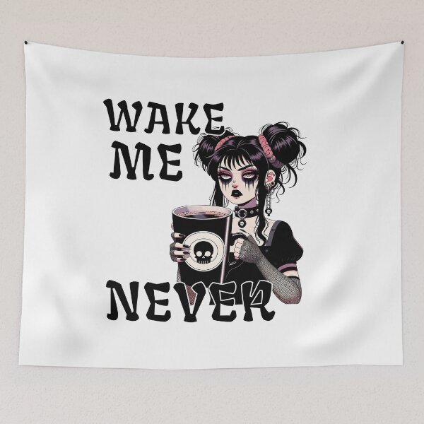 Item preview, Wake Me Never – Coffin-Core Goth Mood designed and sold by Fragy72.