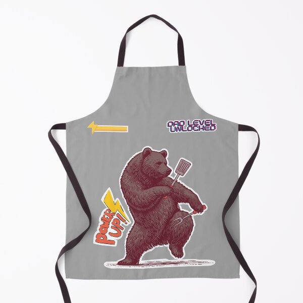 Item preview, Powered Up Bear - Dad Level Unlocked designed and sold by Pudding Imagines.