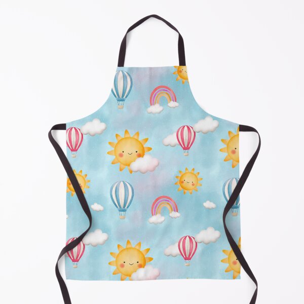 Item preview, Sunny cloudy and rainbow seamless digital pattern  designed and sold by jancajiravova.