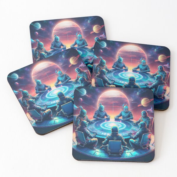 Item preview, Cosmic Sync Ninjas – Celestial Loop Ritual designed and sold by HighestMind_888.