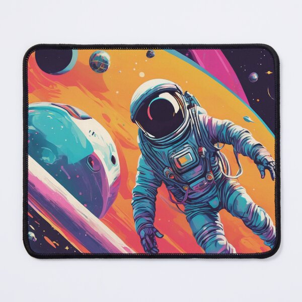 Item preview, Retro Astronaut designed and sold by nakedlunch02.