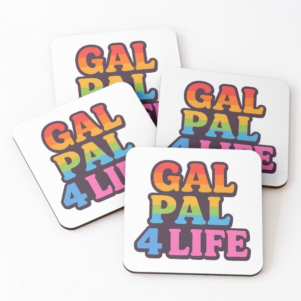 Item preview, Gal Pal 4 Life – Rainbow Typography Art designed and sold by Haus Of Sin.
