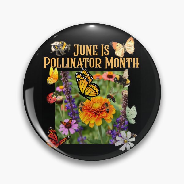 Item preview, June Is Pollinator Month Native Flowers Colorful Design designed and sold by EarthArtDesigns.