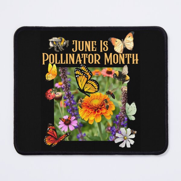Item preview, June Is Pollinator Month Native Flowers Colorful Design designed and sold by EarthArtDesigns.