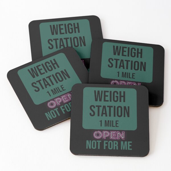 Item preview, Weigh Station 1 Mile - Not For Me Sign designed and sold by Dzeery.