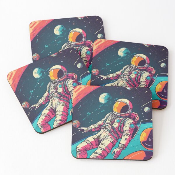 Item preview, Retro Astronaut designed and sold by nakedlunch02.