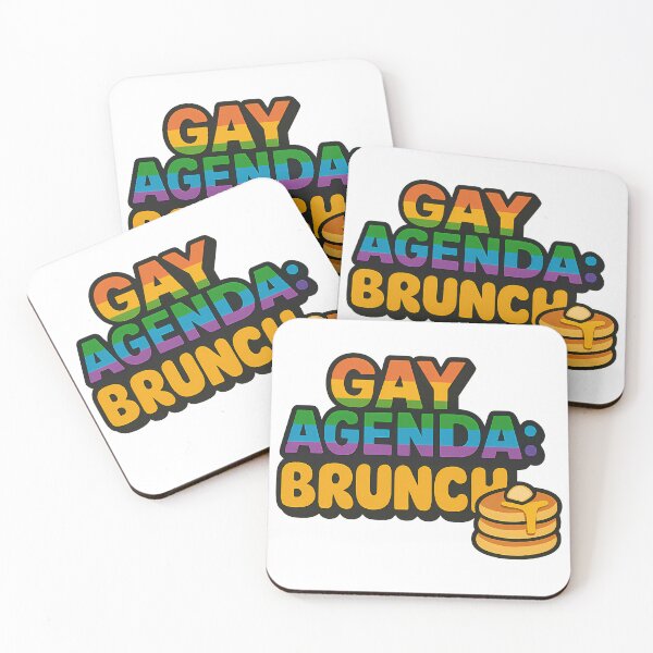 Item preview, GAY AGENDA: BRUNCH – Prideful Bold Design designed and sold by Haus Of Sin.