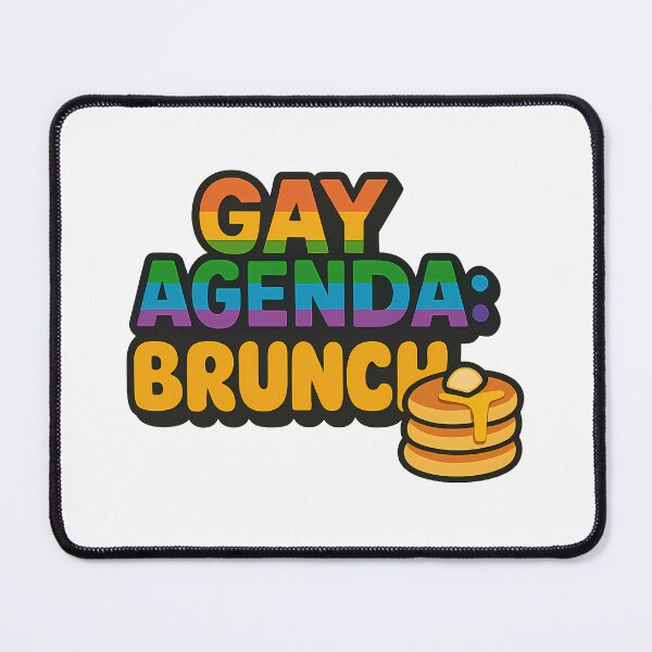 Item preview, GAY AGENDA: BRUNCH – Prideful Bold Design designed and sold by Haus Of Sin.