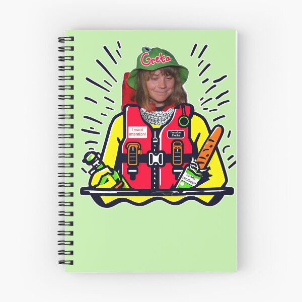 Item preview, Greta Thunberg, friendly caricature designed and sold by orthodox-icon.